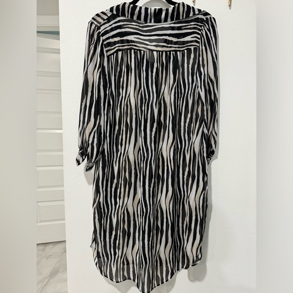 Cato Size medium, zebra design, can be worn as long blouse/ dress - Picture 3 of 10